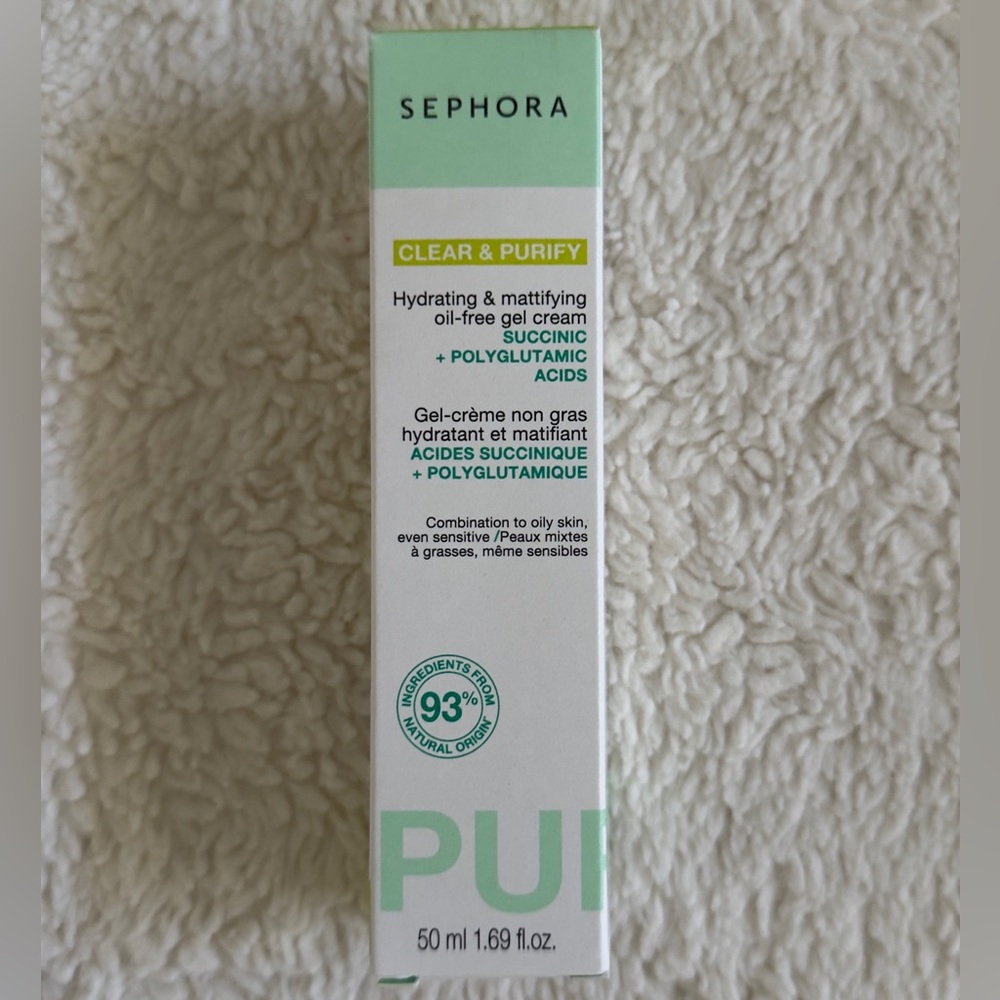 NIB Sephora Collection Hydrating and Mattifying Oil-Free Gel Cream